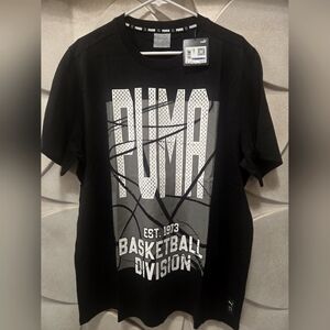 Puma Men's Tee Shirt Size XL Black